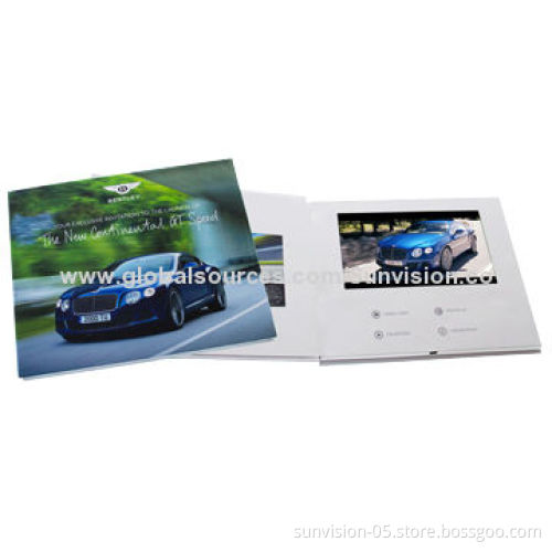 Video brochure for promotion, advertising
